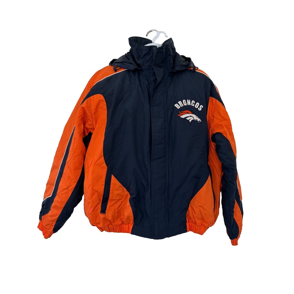 Vintage Denver Broncos Jacket XL Insulated Gorpcore 2000's Retro Full Zip Coat